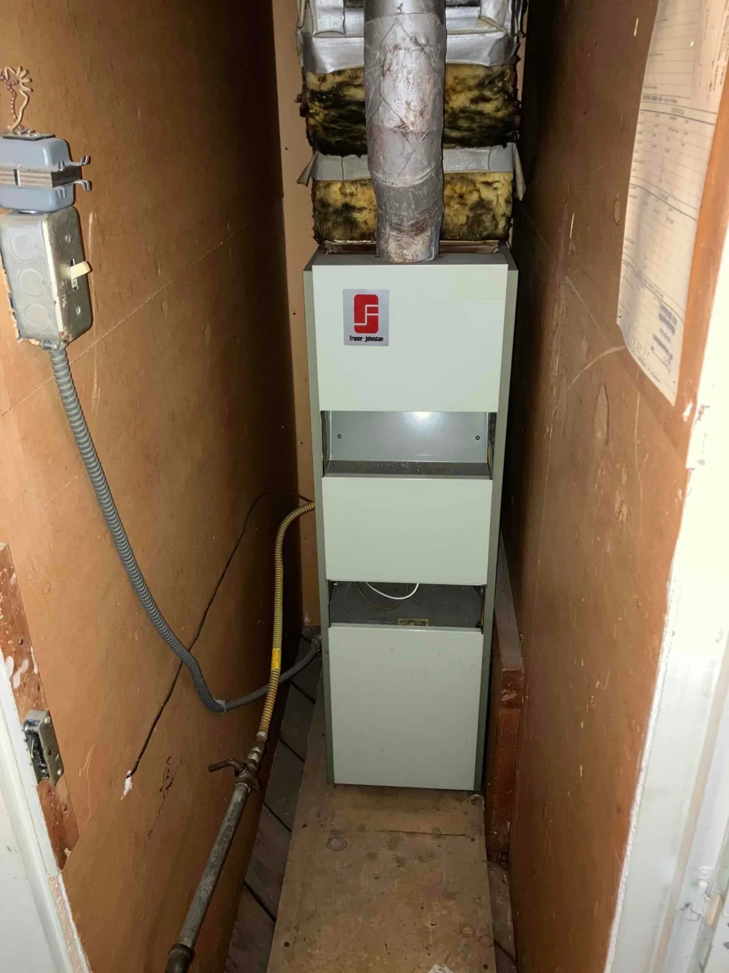 Ultra-Low NOx Furnace Replacement & Airflow Improvement in Mountain View, CA — before