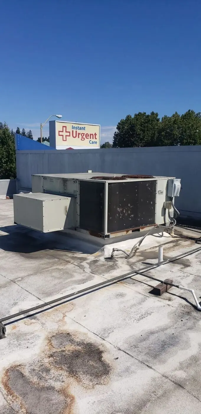 Commercial Package Unit Replacement in Santa Clara, CA — before