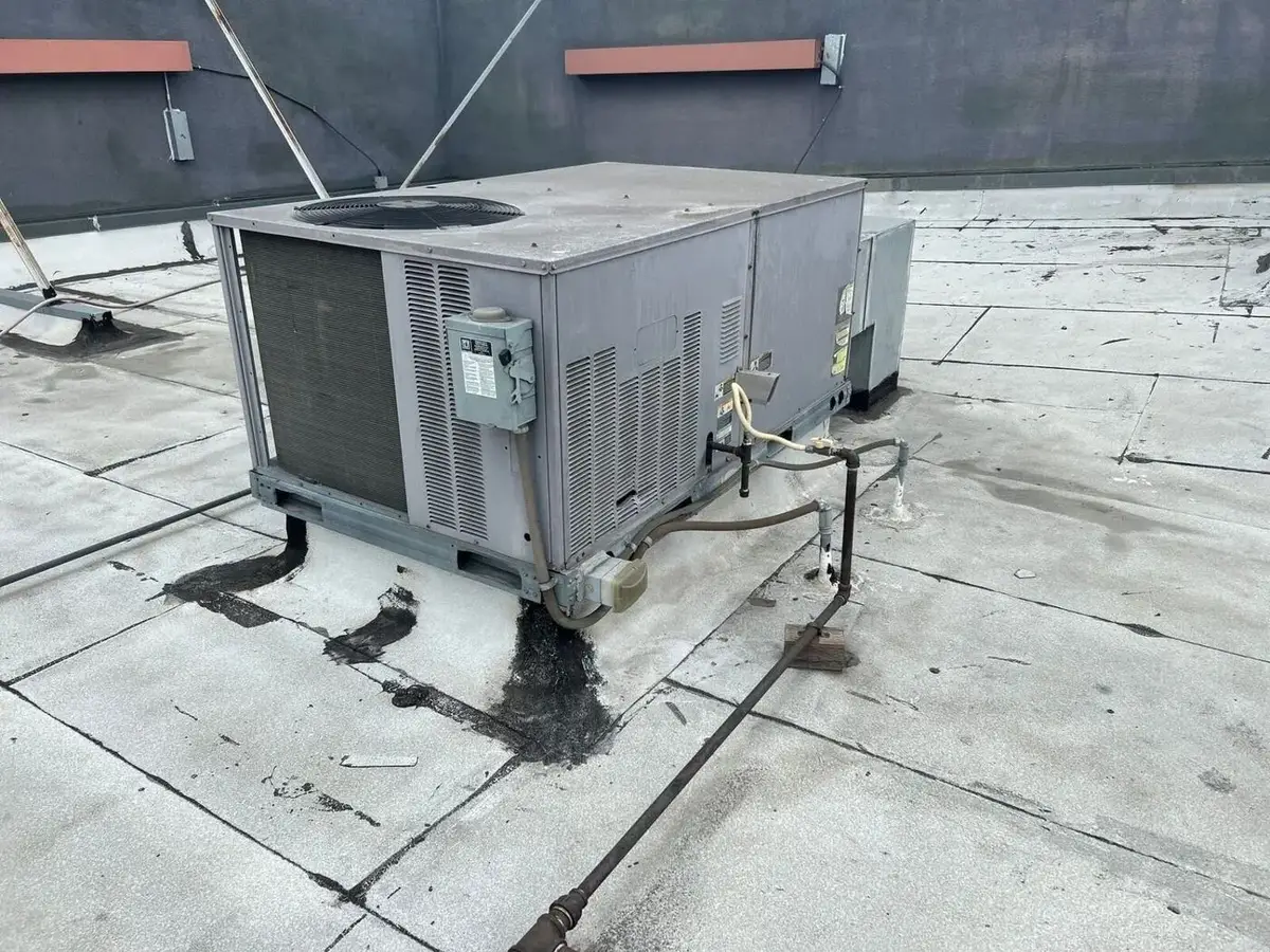 Commercial Rooftop HVAC Replacement in San Jose, CA — before