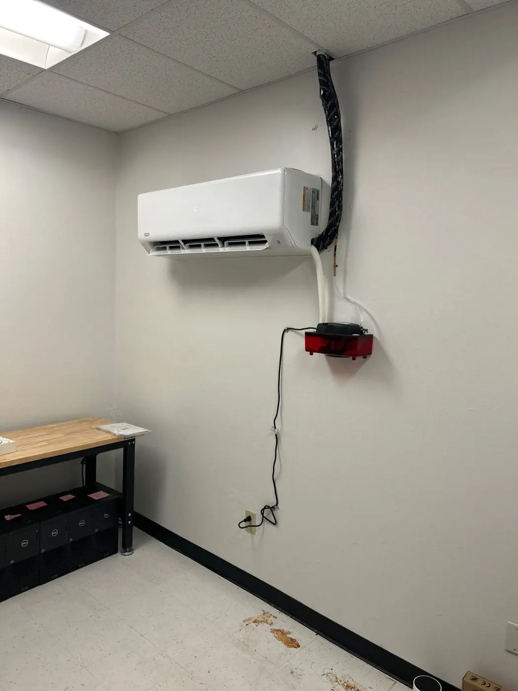 Bryant Server Room Mini-Split Installation in Sunnyvale, CA 94085 — Air Care project in Sunnyvale, California