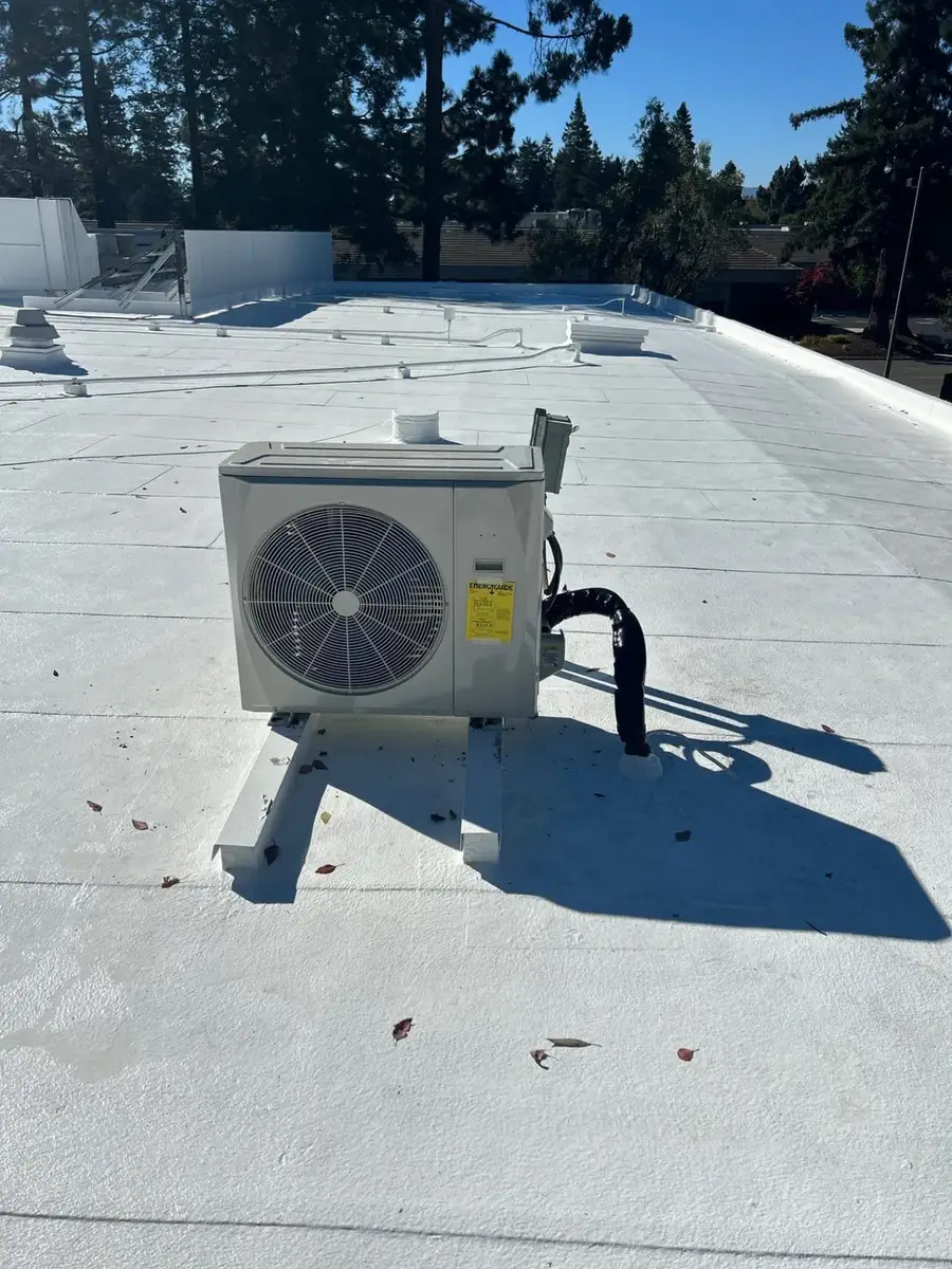 Bryant outdoor heat pump for a 24,000 BTU server-room mini-split system in Sunnyvale, CA 94085