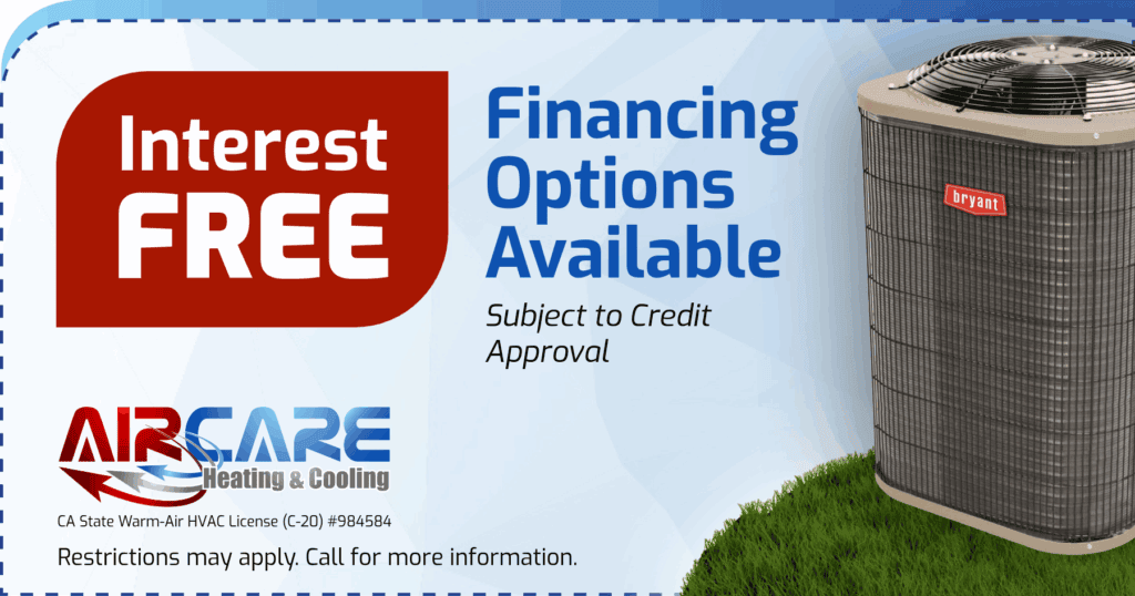 Interest FREE Financing Options Available Subject to credit approval. Coupon. Air Care Heating & Cooling.