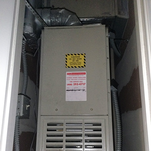 Air Conditioning & Furnace Replacment in San Jose, CA | Before 02