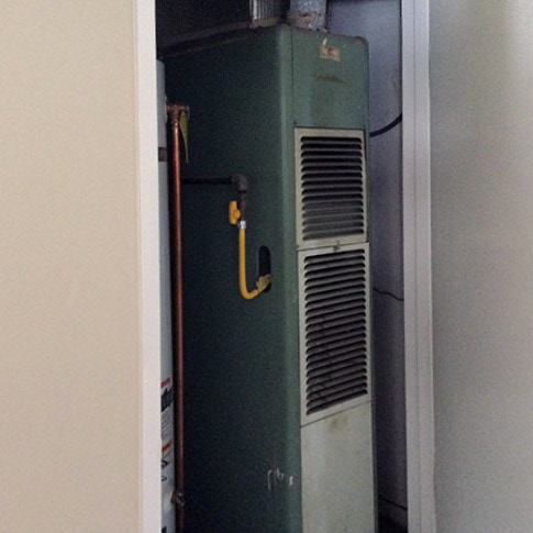 Gas Furnace Replacement in Santa Clara, CA | Before